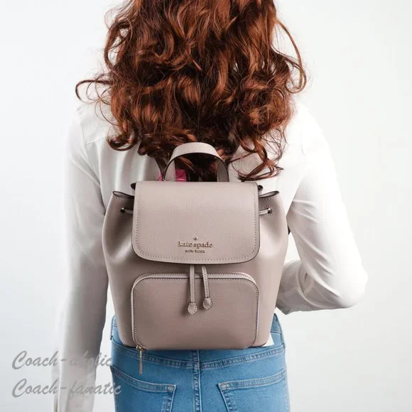 Nwot Kate Spade Darcy Flap Backpack Taupe kate spade new york Backpack Beige Bags & Handbags for Women  main image 3